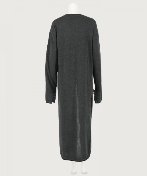 k3&co.（ケイスリーアンドコー）の「KNIT OP（ワンピース・レディース・ベージュ/ダークグレー/オリーブ・ONE SIZE）」の12枚目の写真