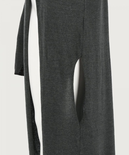 k3&co.（ケイスリーアンドコー）の「KNIT OP（ワンピース・レディース・ベージュ/ダークグレー/オリーブ・ONE SIZE）」の14枚目の写真