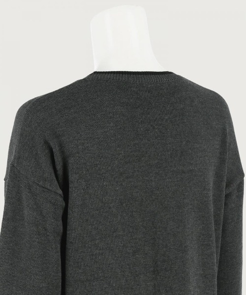 k3&co.（ケイスリーアンドコー）の「KNIT OP（ワンピース・レディース・ベージュ/ダークグレー/オリーブ・ONE SIZE）」の15枚目の写真