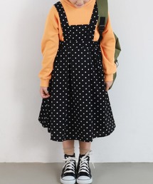 coca（coca） | キッズ ドット柄 プリーツ ジャンパースカート(ジャンパースカート)