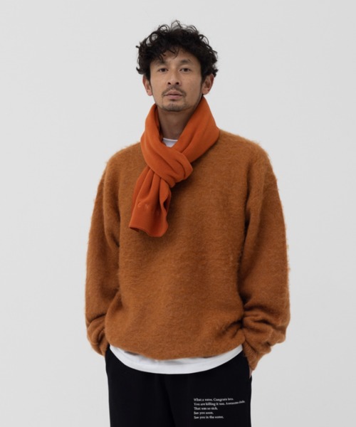 MAGIC NUMBER(マジック ナンバー)の「【MAGIC NUMBER】MOHAIR CREW KNIT(ニット/セーター・メンズ・オリーブ/オレンジ/レオパード・MEDIUM/LARGE/X-LARGE)」の11枚目の写真
