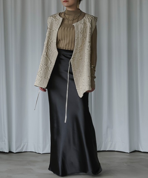 Ezick（エジック）の「イレリブハイネックカラーニット（ニット/セーター・レディース・ブラック/モカ/パープル/ピンク/ブラウン系/ブルー系/ネイビー系・FREE）」の10枚目の写真