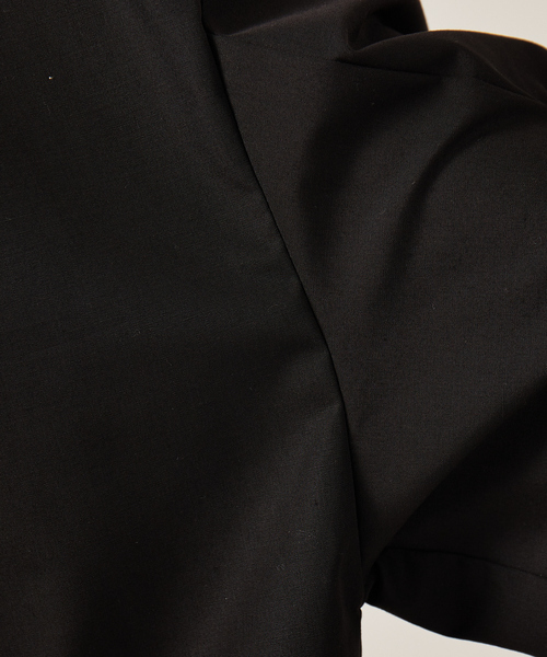 abahouse mavie(アバハウスマヴィ)の「袖ギャザースタンドカラーブラウス(シャツ/ブラウス・レディース・ホワイト/ブラック/ブラウン/マスタード・フリー)」の16枚目の写真