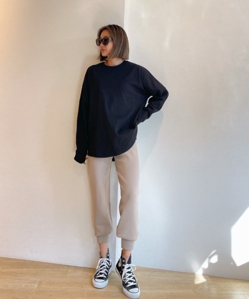 Vicente（ヴィセンテ）の「Back print long tee（Tシャツ/カットソー・レディース・ホワイト/ブラック/ブラウン・FREE）」の17枚目の写真