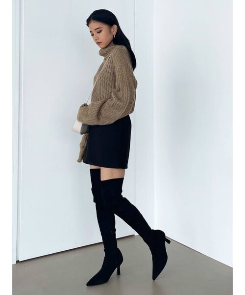 EMODA(エモダ)の「フィットラインハイウエストスカート(スカート・レディース・アイボリー/ブラック/その他・SMALL/MEDIUM)」の8枚目の写真