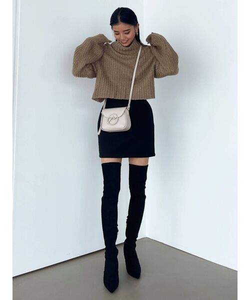 EMODA(エモダ)の「フィットラインハイウエストスカート(スカート・レディース・アイボリー/ブラック/その他・SMALL/MEDIUM)」の9枚目の写真