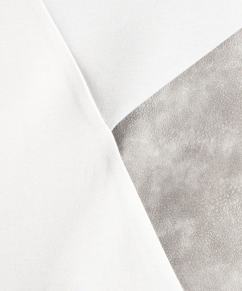 HIDEAWAYS NICOLE（ハイダウェイニコル）の「異素材コンビプルオーバーパーカ（パーカー・メンズ・ブラック/グレー/その他/オフホワイト・MEDIUM/LARGE/X-LARGE）」の6枚目の写真