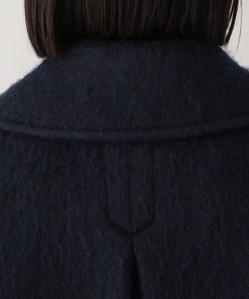 LOWRYS FARM（ローリーズファーム）の「シャギーコート　123220（チェスターコート・レディース・ネイビー/ブラウン・FREE）」の10枚目の写真