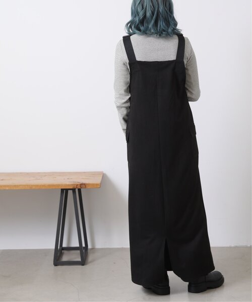 RAY CASSIN（レイカズン）の「スエードツイルジャンスカ（ジャンパースカート・レディース・マスタード/ブルー/ブラック・FREE）」の6枚目の写真