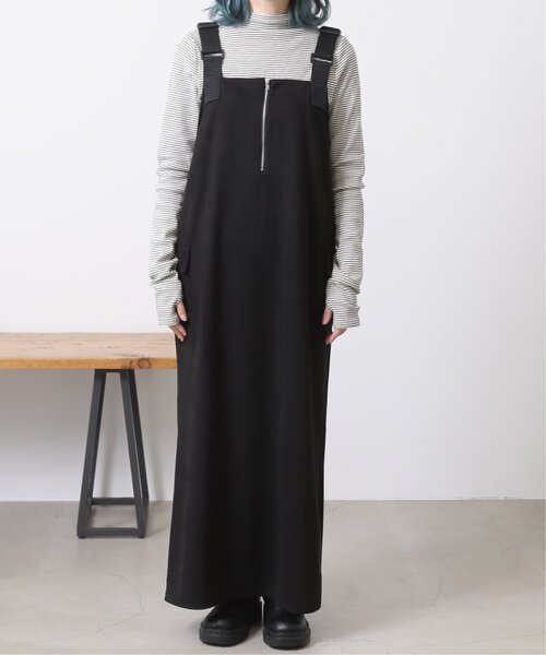 RAY CASSIN（レイカズン）の「スエードツイルジャンスカ（ジャンパースカート・レディース・マスタード/ブルー/ブラック・FREE）」の9枚目の写真