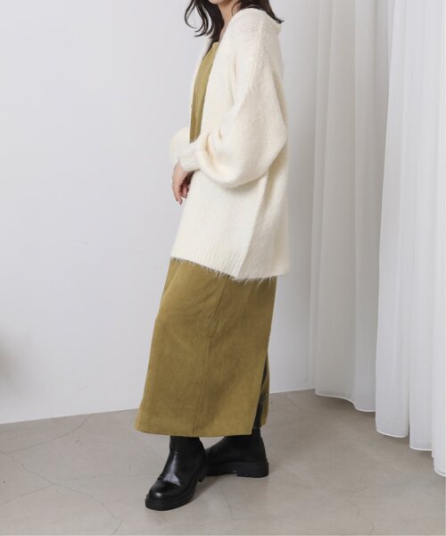 RAY CASSIN（レイカズン）の「スエードツイルジャンスカ（ジャンパースカート・レディース・マスタード/ブルー/ブラック・FREE）」の20枚目の写真