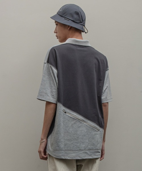 BAL（バル）の「【2023春夏】RECYCLE POLYESTER ZIP POCKET POLO