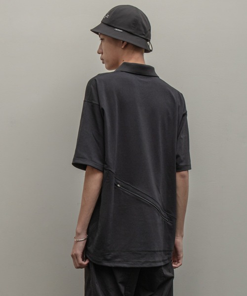 BAL（バル）の「【2023春夏】RECYCLE POLYESTER ZIP POCKET POLO