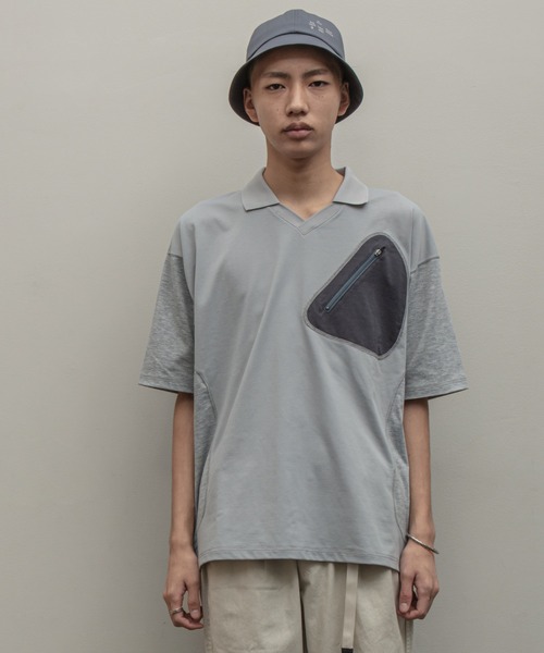 bal（バル）　gameshirt サイズXL（3） BAL（バル）の「【2023春夏】RECYCLE POLYESTER ZIP POCKET POLO