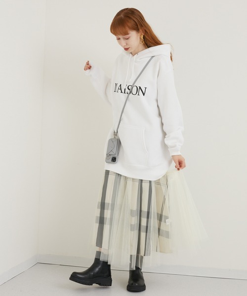 ROSIEE（ロージー）の「ROSIEE マドラスチェックリバーシブルスカート（スカート・レディース・ブラック/アイボリー・FREE）」の13枚目の写真