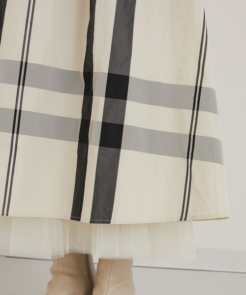 ROSIEE（ロージー）の「ROSIEE マドラスチェックリバーシブルスカート（スカート・レディース・ブラック/アイボリー・FREE）」の19枚目の写真