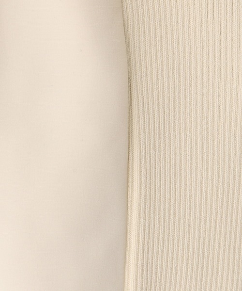 OPAQUE.CLIP（オペークドットクリップ）の「◆ドッキングフレアシルエットニット（ニット/セーター・レディース・ブラック/アイボリー/ブルー/サンドベージュ・36/38/40）」の10枚目の写真