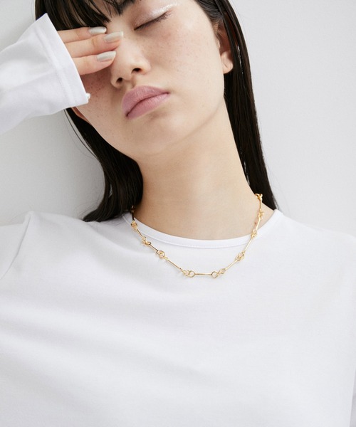LES BIJOUX】リングバーチェーンネックレス（ネックレス）｜ADAM ET 