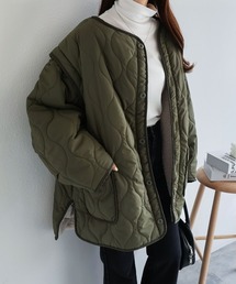 andme | 4wayキルティングジャケット(ミリタリージャケット)