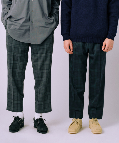 allery(アレリー)の「【allery / アレリ―】Solid Slacks リラックス ”3シルエット展開”(スラックス・メンズ・チャコールグレー/ブラック/ブラウン/オレンジ・MEDIUM/LARGE/SMALL)」の10枚目の写真
