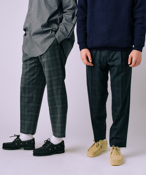 allery(アレリー)の「【allery / アレリ―】Solid Slacks リラックス ”3シルエット展開”(スラックス・メンズ・チャコールグレー/ブラック/ブラウン/オレンジ・MEDIUM/LARGE/SMALL)」の12枚目の写真