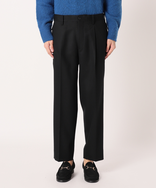 allery(アレリー)の「【allery / アレリ―】Solid Slacks リラックス ”3シルエット展開”(スラックス・メンズ・チャコールグレー/ブラック/ブラウン/オレンジ・MEDIUM/LARGE/SMALL)」の14枚目の写真