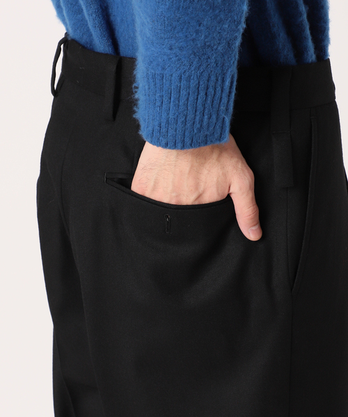 allery(アレリー)の「【allery / アレリ―】Solid Slacks リラックス ”3シルエット展開”(スラックス・メンズ・チャコールグレー/ブラック/ブラウン/オレンジ・MEDIUM/LARGE/SMALL)」の19枚目の写真