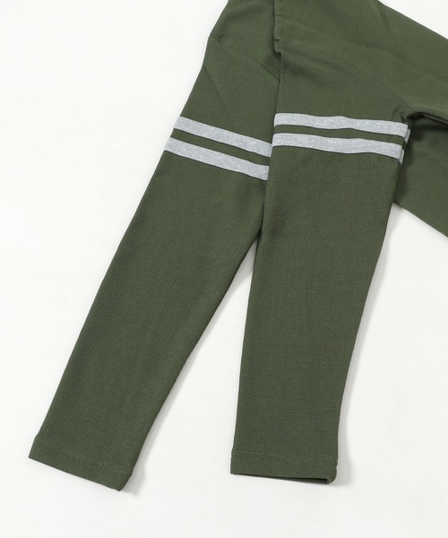 KRIFF MAYER Kid's Collection（クリフメイヤーキッズコレクション）の「マイニチ袖ラインTEE（Tシャツ/カットソー・キッズ・チャコール/カーキ/ブルーグリーン/グレー・120/130/140/150/160/170）」の10枚目の写真