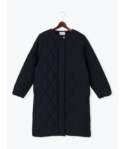 Te chichi TERRASSE（テチチテラス）の「キルティングロングコート（その他アウター・レディース・ネイビー/モカ/オフホワイト・ﾌﾘ-）」の3枚目の写真