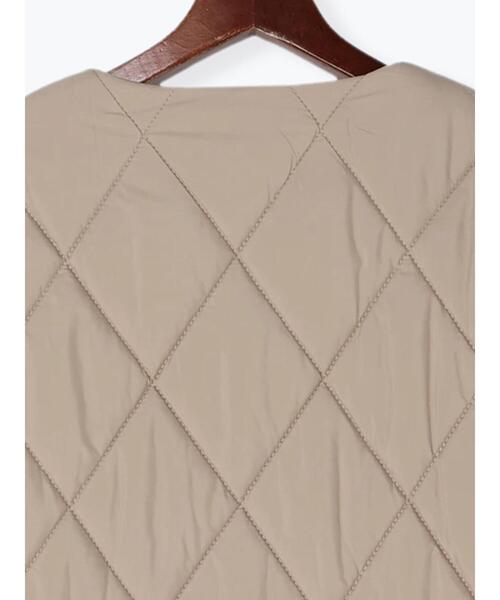 Te chichi TERRASSE（テチチテラス）の「キルティングロングコート（その他アウター・レディース・ネイビー/モカ/オフホワイト・ﾌﾘ-）」の13枚目の写真