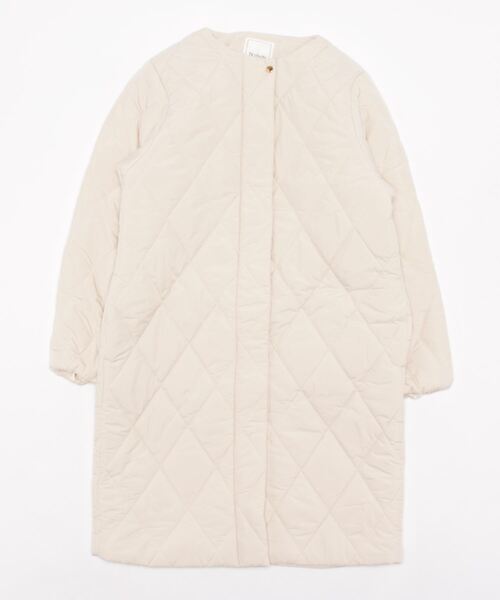Te chichi TERRASSE（テチチテラス）の「キルティングロングコート（その他アウター・レディース・ネイビー/モカ/オフホワイト・ﾌﾘ-）」の6枚目の写真