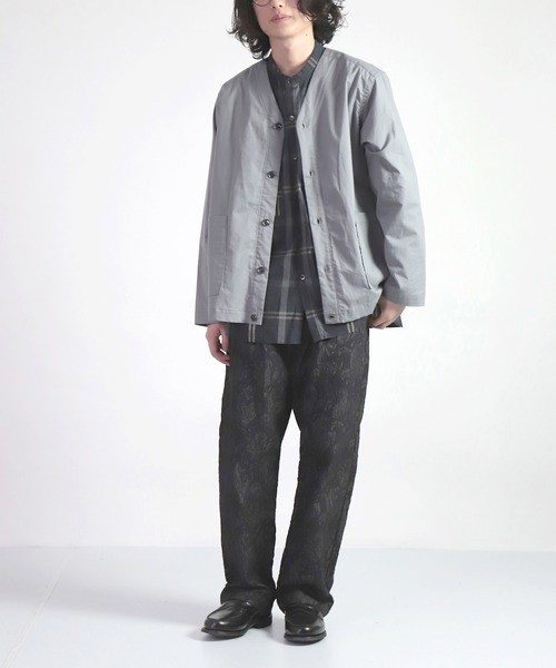 SPELLBOUND（スペルバウンド）の「[SPELLBOUND / スペルバウンド] 60/1ニットライクツイル  カーディガン（カーディガン/ボレロ・メンズ・ベージュ/チャコールグレー/ブラック・2/3）」の12枚目の写真