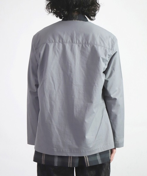 SPELLBOUND（スペルバウンド）の「[SPELLBOUND / スペルバウンド] 60/1ニットライクツイル  カーディガン（カーディガン/ボレロ・メンズ・ベージュ/チャコールグレー/ブラック・2/3）」の7枚目の写真