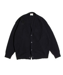 GLOSTER | 【ユニセックス対応】【GLOSTER/グロスター】カラーブークレ Vネック オーバーカーディガン ドロップショルダー(カーディガン/ボレロ)
