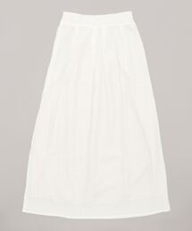 シャドーストライプフロントタックスカート