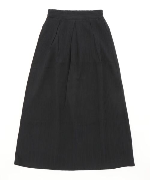 STYLEBLOCK（スタイルブロック）の「シャドーストライプフロントタックスカート（スカート・レディース・ホワイト/ブルー/ブラック/ライトベージュ・M）」の3枚目の写真