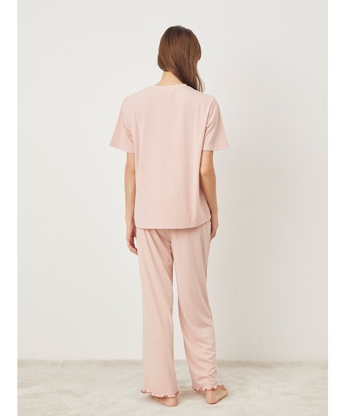 SNIDEL HOME（スナイデルホーム）の「パフェプリントTシャツ（ルームウェア/パジャマ・レディース・ピンク/ベージュ系その他/ホワイト・FREE）」の20枚目の写真