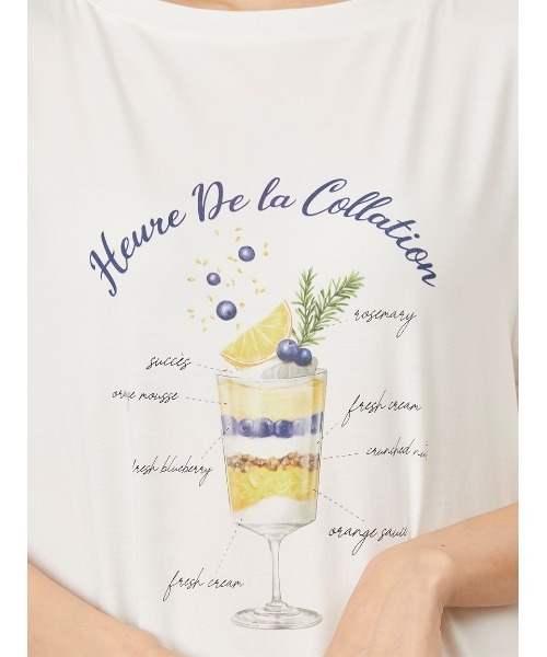 SNIDEL HOME（スナイデルホーム）の「パフェプリントTシャツ