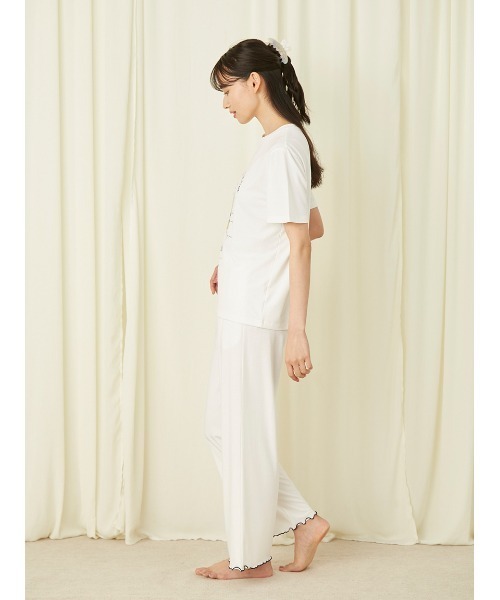 SNIDEL HOME（スナイデルホーム）の「パフェプリントTシャツ（ルームウェア/パジャマ・レディース・ピンク/ベージュ系その他/ホワイト・FREE）」の19枚目の写真