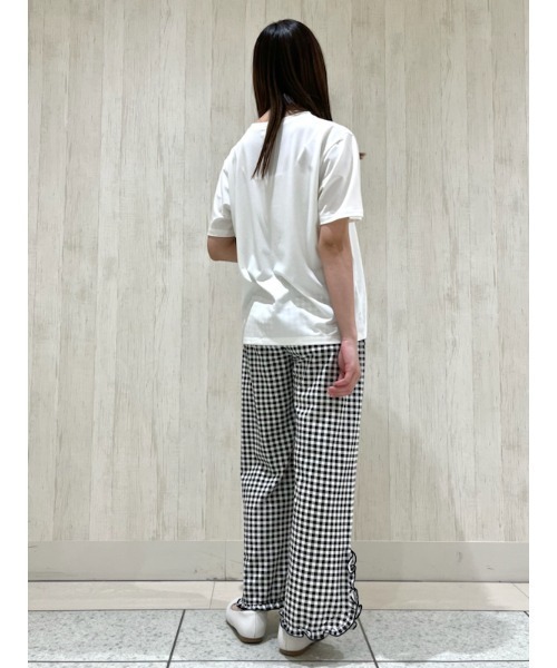 SNIDEL HOME（スナイデルホーム）の「パフェプリントTシャツ（ルームウェア/パジャマ・レディース・ピンク/ベージュ系その他/ホワイト・FREE）」の21枚目の写真