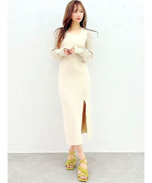 RESEXXY（リゼクシー）の「ギャザーポイントサンダル（サンダル・レディース・ブラック/グリーン/アイボリー・SMALL/MEDIUM/LARGE）」の5枚目の写真