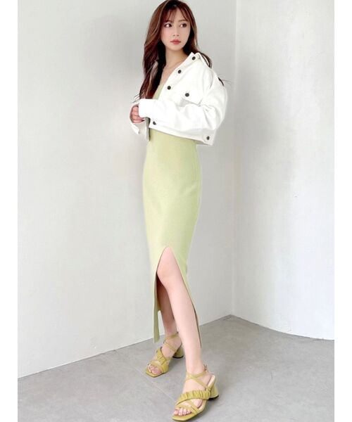 RESEXXY（リゼクシー）の「ギャザーポイントサンダル（サンダル・レディース・ブラック/グリーン/アイボリー・SMALL/MEDIUM/LARGE）」の10枚目の写真