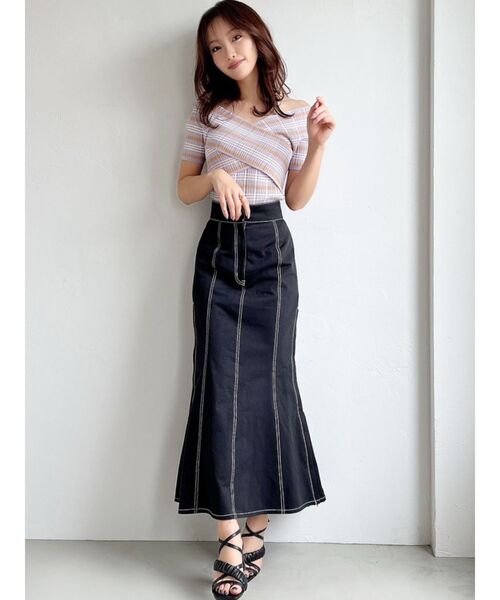 RESEXXY（リゼクシー）の「ギャザーポイントサンダル（サンダル・レディース・ブラック/グリーン/アイボリー・SMALL/MEDIUM/LARGE）」の19枚目の写真