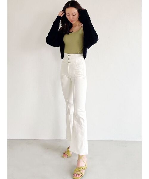 RESEXXY（リゼクシー）の「ギャザーポイントサンダル（サンダル・レディース・ブラック/グリーン/アイボリー・SMALL/MEDIUM/LARGE）」の21枚目の写真