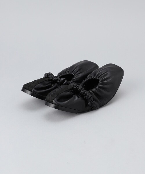 Firsthand（ファーストハンド）の「GANNI/ガニー Scrunchie Ballerina / バレエシューズ / ジャカードシューズ（パンプス・レディース・ブラック・36/37/38）」の4枚目の写真