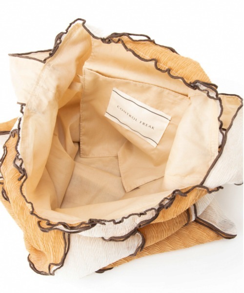 CONTROL FREAK / CTFK(コントロールフリーク)の「CONTROL FREAK(コントロールフリーク)シアーウェーブパッチトート(トートバッグ・レディース・ブラック/グリーン/オレンジ・FREE)」の8枚目の写真