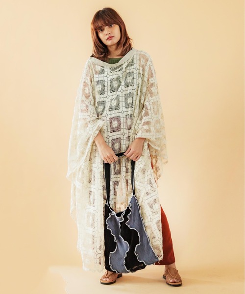 CONTROL FREAK / CTFK(コントロールフリーク)の「CONTROL FREAK(コントロールフリーク)シアーウェーブパッチトート(トートバッグ・レディース・ブラック/グリーン/オレンジ・FREE)」の12枚目の写真