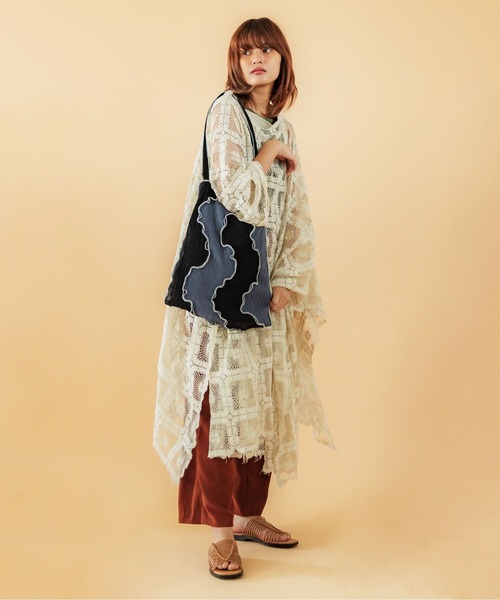 CONTROL FREAK / CTFK(コントロールフリーク)の「CONTROL FREAK(コントロールフリーク)シアーウェーブパッチトート(トートバッグ・レディース・ブラック/グリーン/オレンジ・FREE)」の13枚目の写真