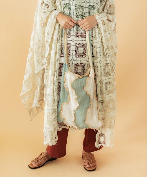 CONTROL FREAK / CTFK(コントロールフリーク)の「CONTROL FREAK(コントロールフリーク)シアーウェーブパッチトート(トートバッグ・レディース・ブラック/グリーン/オレンジ・FREE)」の19枚目の写真