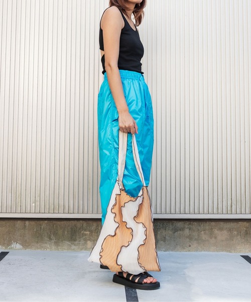 CONTROL FREAK / CTFK(コントロールフリーク)の「CONTROL FREAK(コントロールフリーク)シアーウェーブパッチトート(トートバッグ・レディース・ブラック/グリーン/オレンジ・FREE)」の22枚目の写真